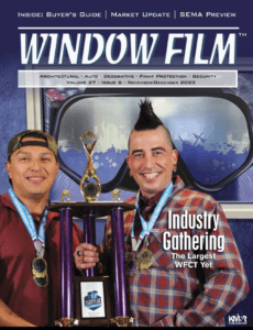 Marcus Quintana on the Cover of Window Film Magazine